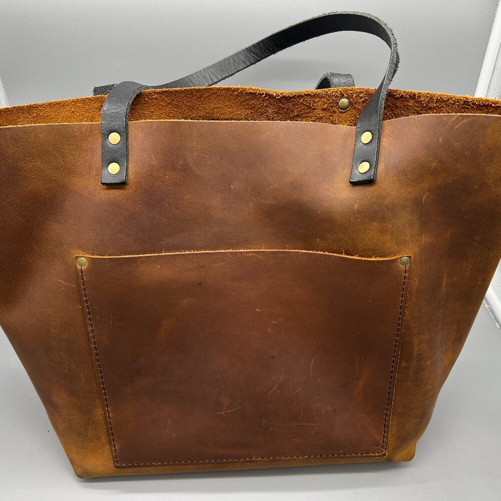 Gently Used Portland Leather Goods Large Tote in Dakota